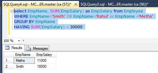 HAVING SQL: opis, składnia, przykłady